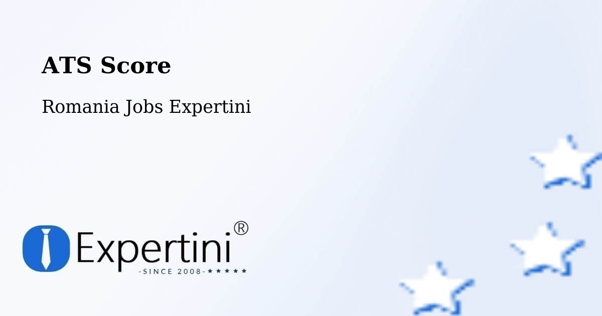 Resume ATS Score & Job Description Match Tool – Bădoși - Romania Jobs Expertini
